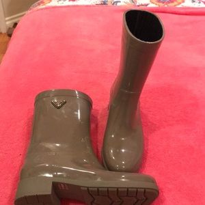 Prada rain boots